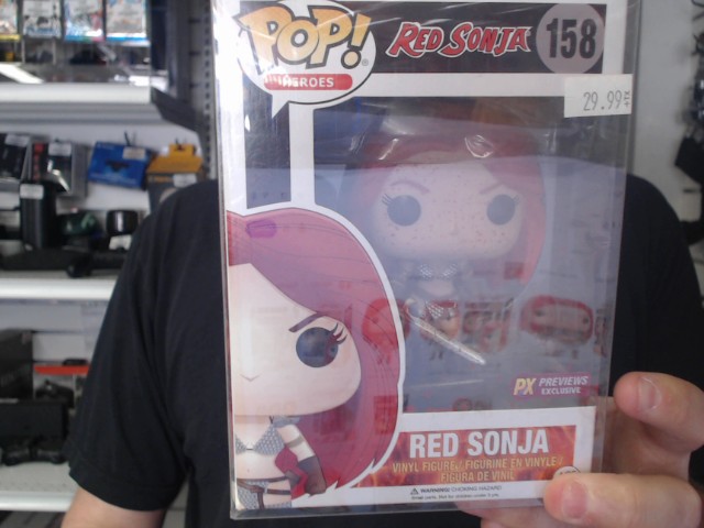 Red sonja figurine pop