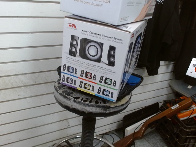 Speaker 2-1 avec sub dans boite