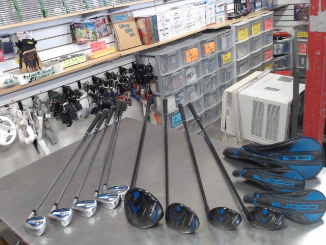 Kit golf 9 batons(1-3-4-5-6-7-8-9-p)