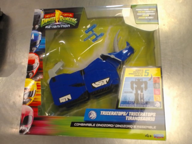 Figurine triceratops powerrangers new