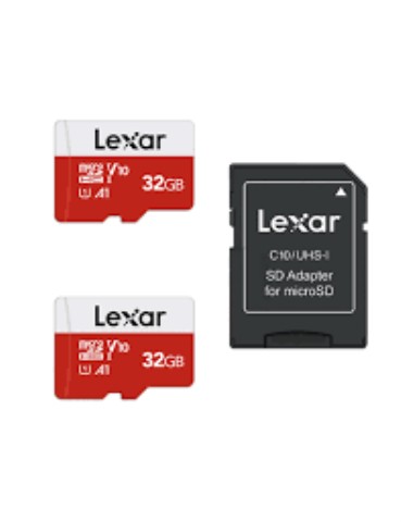 Lexar 32 gb x2 +adapteur