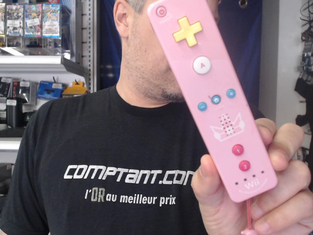Manette wii motion plus rose