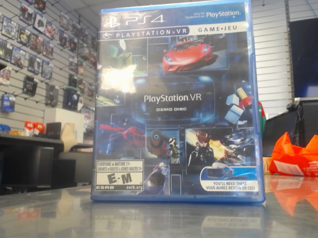 Playstation vr demo disc