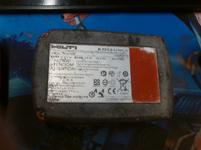 Hilti b22 4.0 battery pack