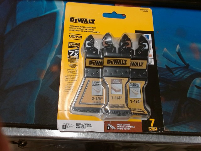 Dewalt oscillating blades assortment 7pc