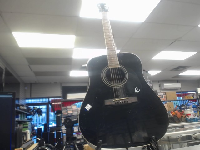 Guitare acoustique noir