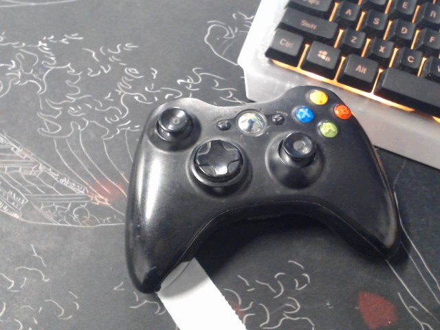 Xbox 360 wireless controller black