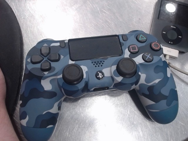 Manette ps4 bleu camo