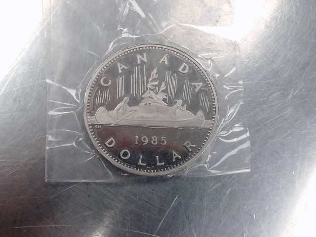 Canada national parks silver coin 1985