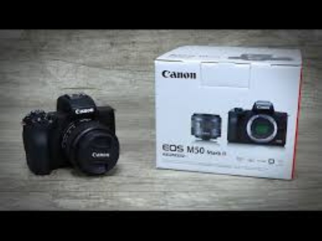 Canon m50 mark 2 + lens + box