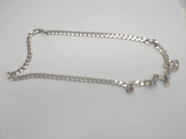 Chaine en argent maille cubaine