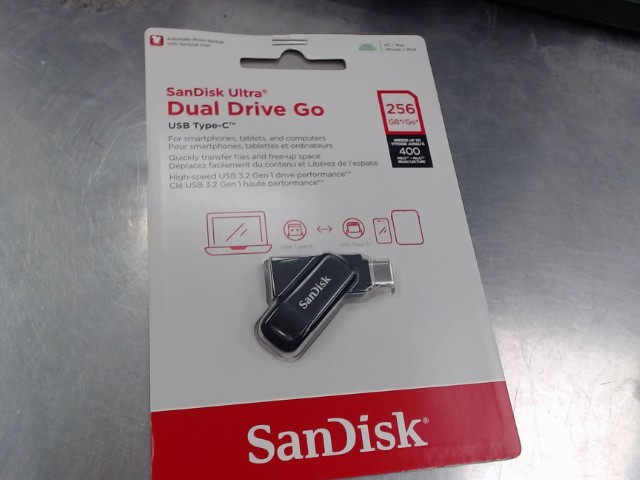 Sandisk ultra dual drive go 256gb 400mbp