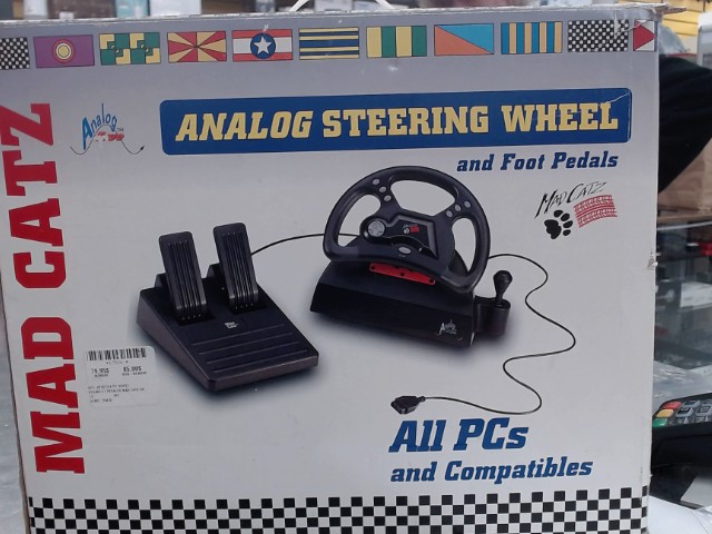 Volant analog streering wheel mad catz