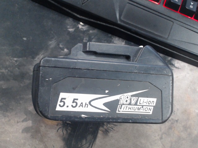 Lithium-ion battery 5.5ah 18v