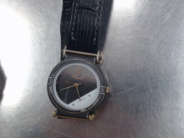 Montre grise noir quartz