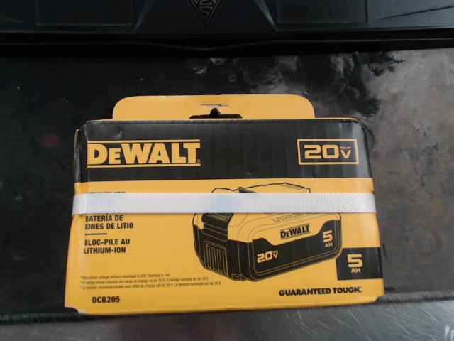 Batterie dewalt 20v 5ah neuf