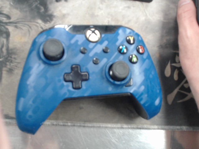 Manette de xbox one bleu