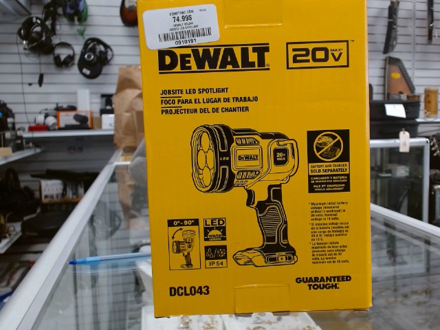 Jobsite led spotlight