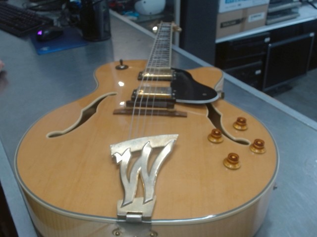 Guit hallow body 1995 palewood no case