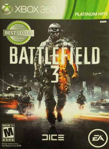 Battlefield 3 platinum hits xbox 360