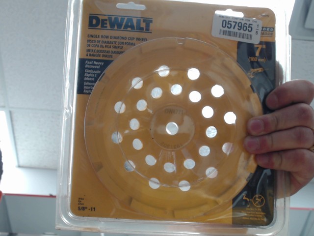 Single row diamond cup wheels 7 inch