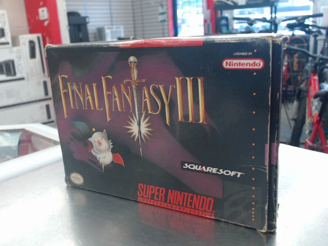 Final fantasy 3 en boite complete