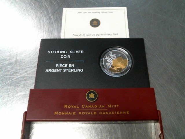 Piece argent 50 cent 2005 royal mint