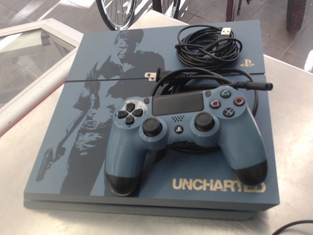 Console ps4 1ere gen ed. uncharted + man