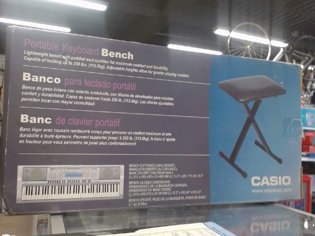 Banc pour piano casio
