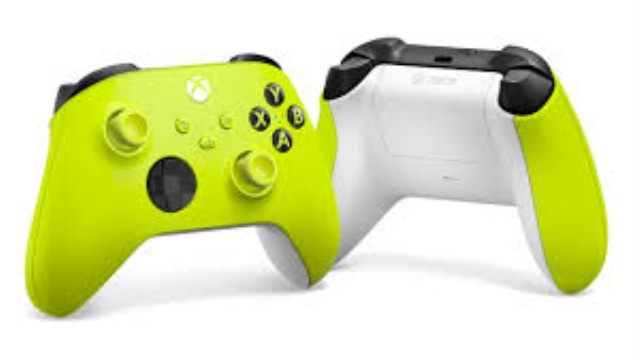 Manette xbox one vert fluo