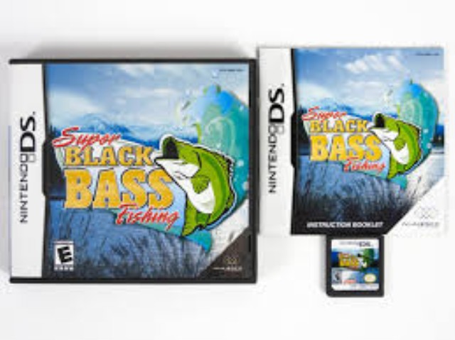 Super black bass fishing ds