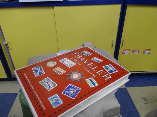 Travelers stamp album
