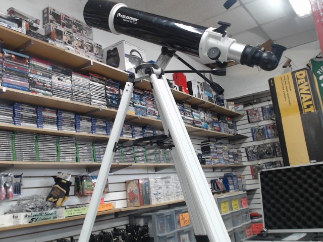Telescope+trepied+acc dvalise silver