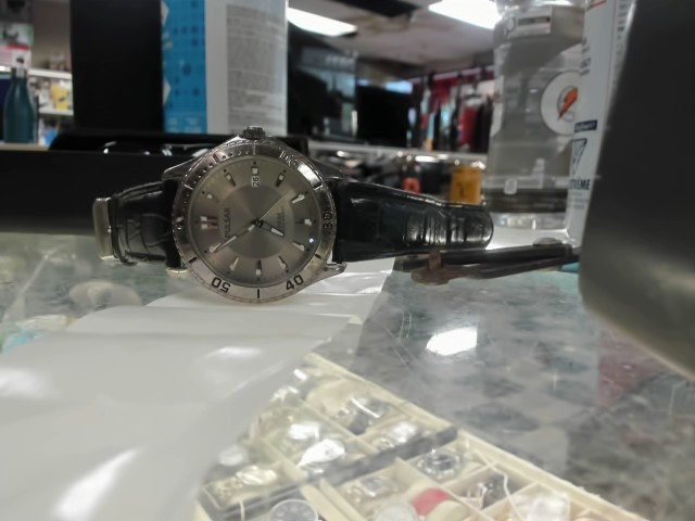 Montre silver dial