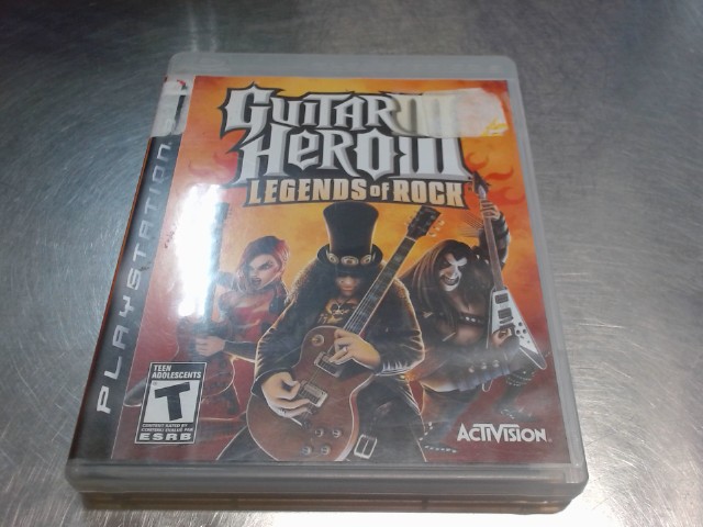 Guitar hero 3 legends of rock