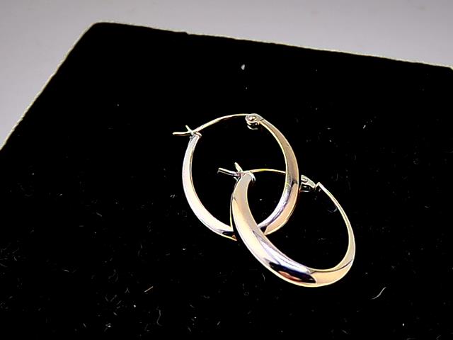 BOUCLES D OREILLES EN OR  BLANC 14KT
