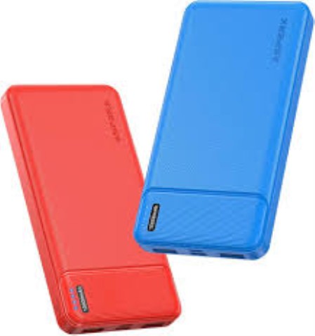 Powerbank bleu 10mah asperx