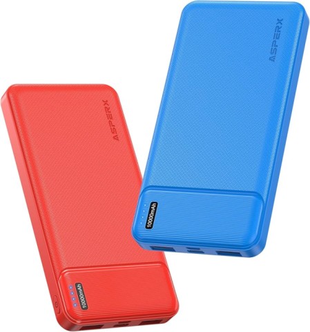 Powerbank asperx 10mah rouge
