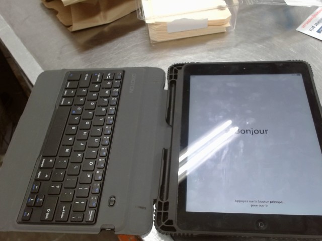 Ipad air+case/clavier