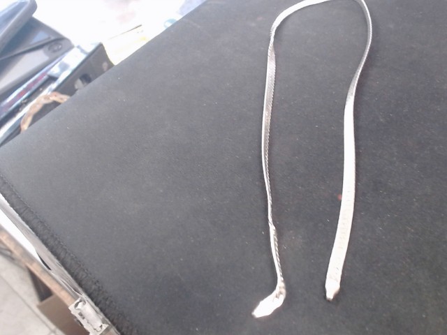 Collier en dents en argent