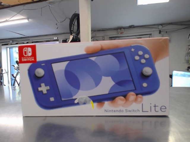 Nintendo switch lite bleu + fil en boite
