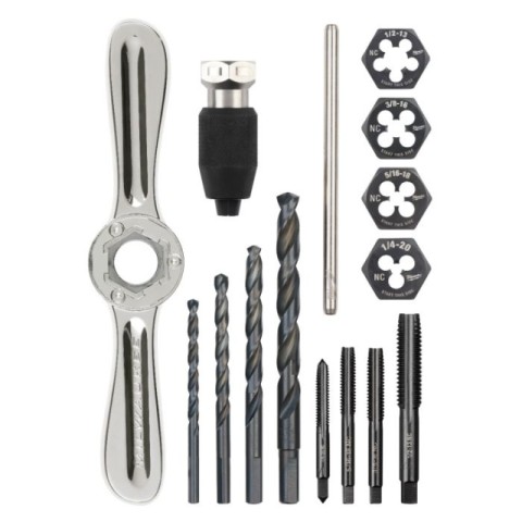 Brand new 15psc tap and die set