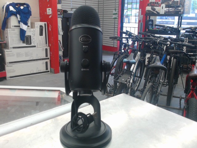 Microphone blue yeti noir usb avec trepi