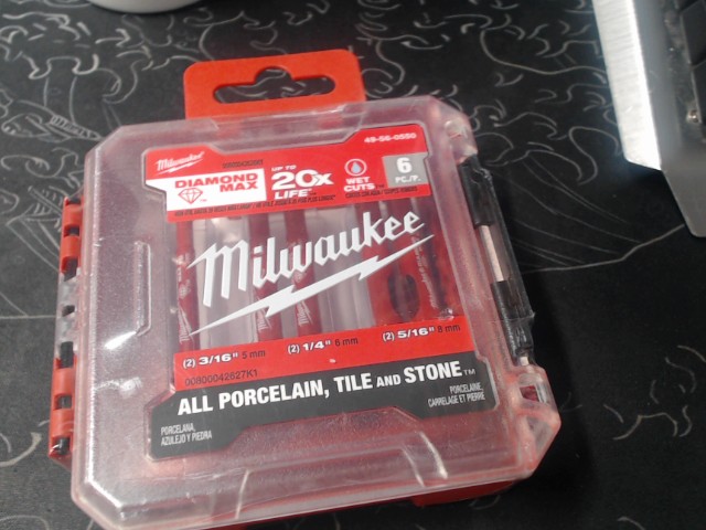 Milwaukee diamond max 6x 3/16-1/4-5/16in