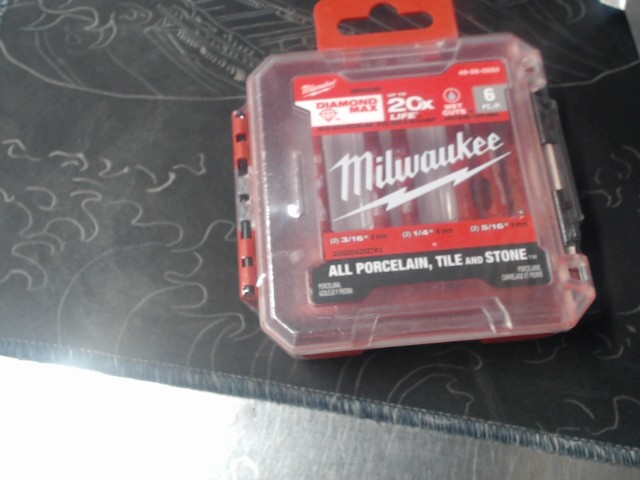 Milwaukee diamond max 6x 3/16-1/4-5/16in