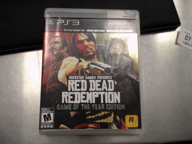 Red dead redemption game of the year edi