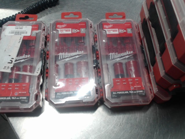 Milwaukee diamond max 8pc set