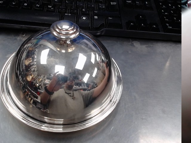 Serving tray plaquer argent