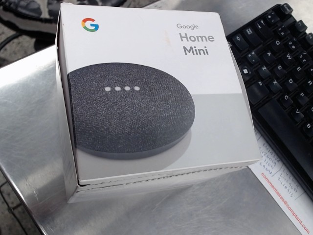 Google home gris neuf open box