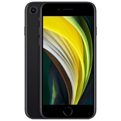 Iphone se 2020 noir avce chargeur